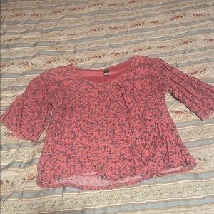 Floral Pink Women's Top